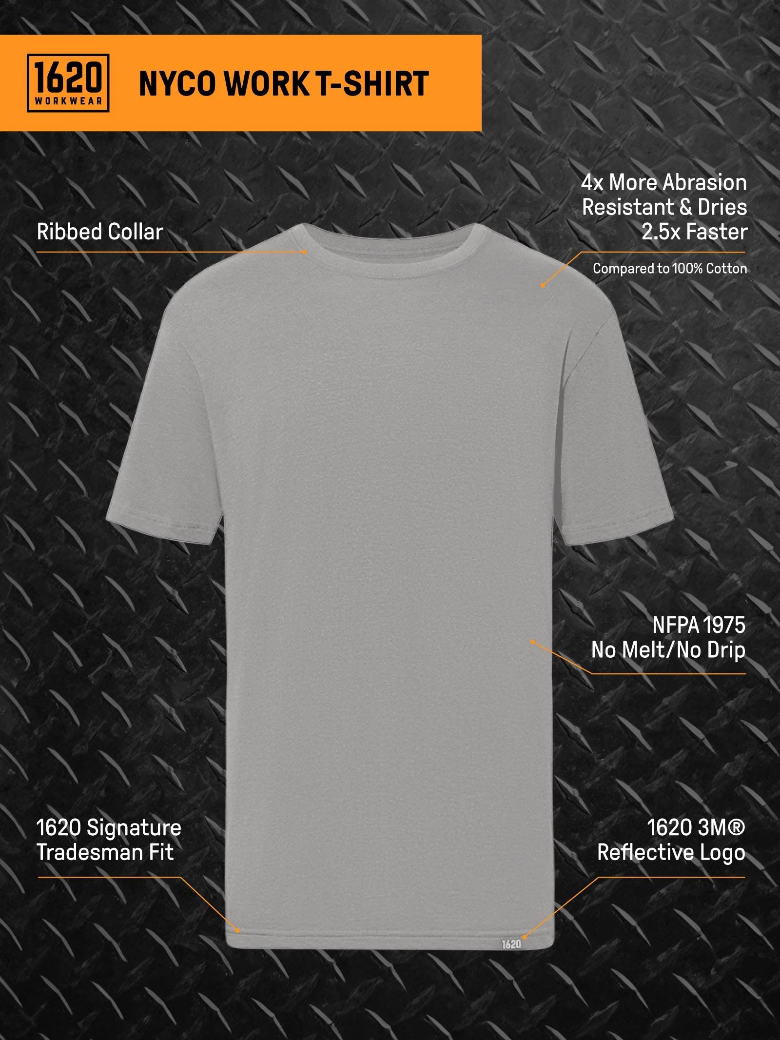 NYCO Work T-Shirt Shirts 1620 workwear