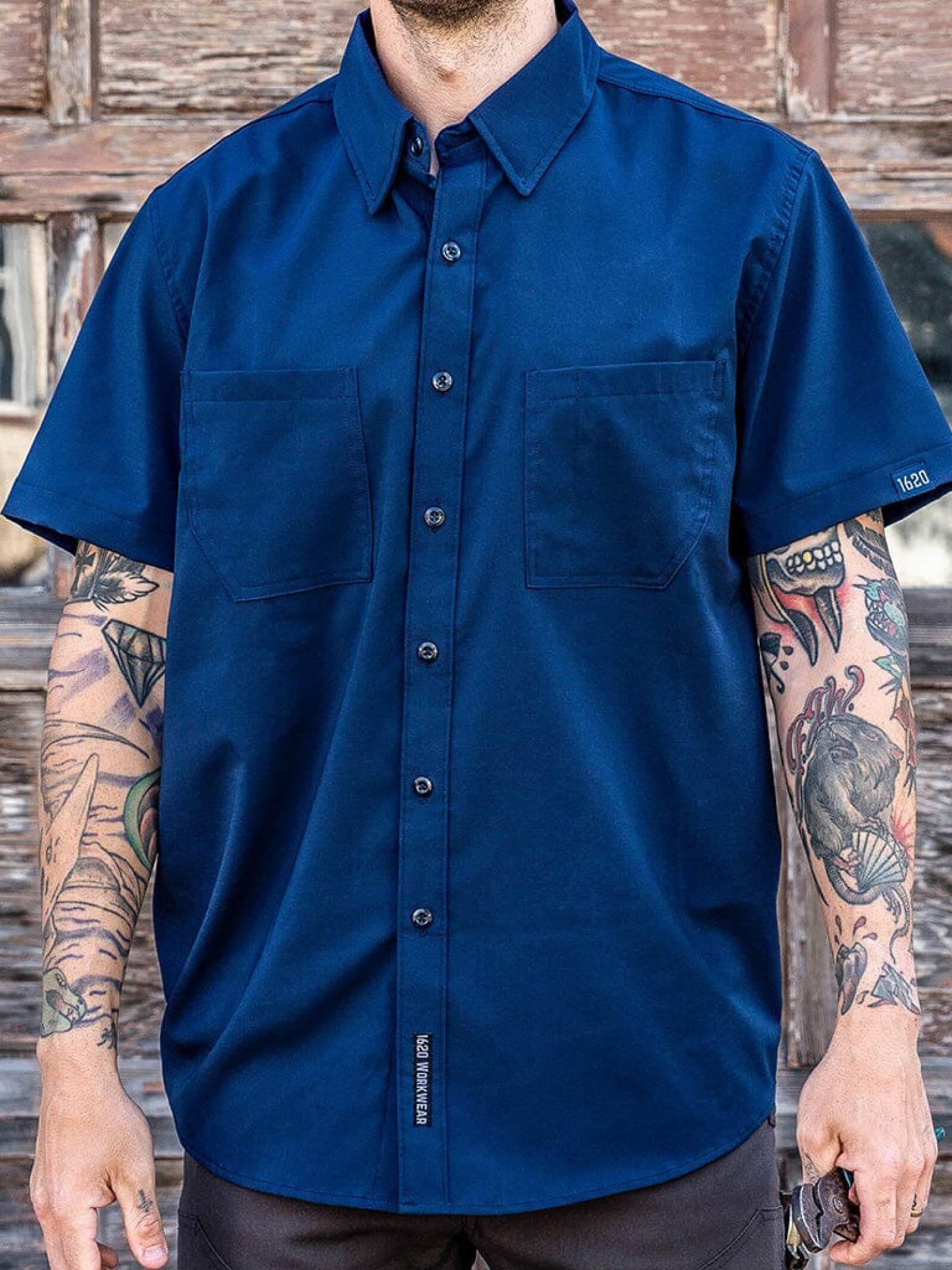 Short Sleeve Work Shirt Shirts 1620 workwear