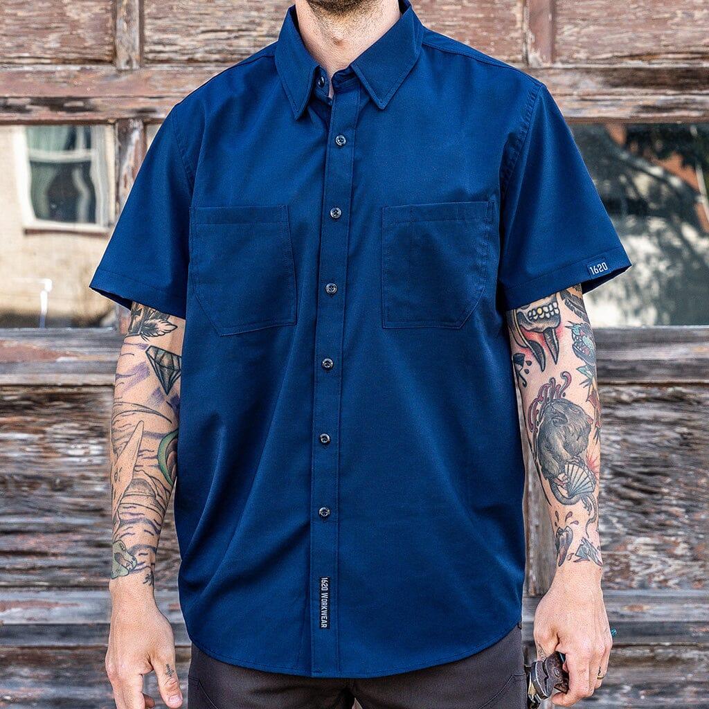 Short Sleeve Work Shirt Small / Black by 1620 Workwear