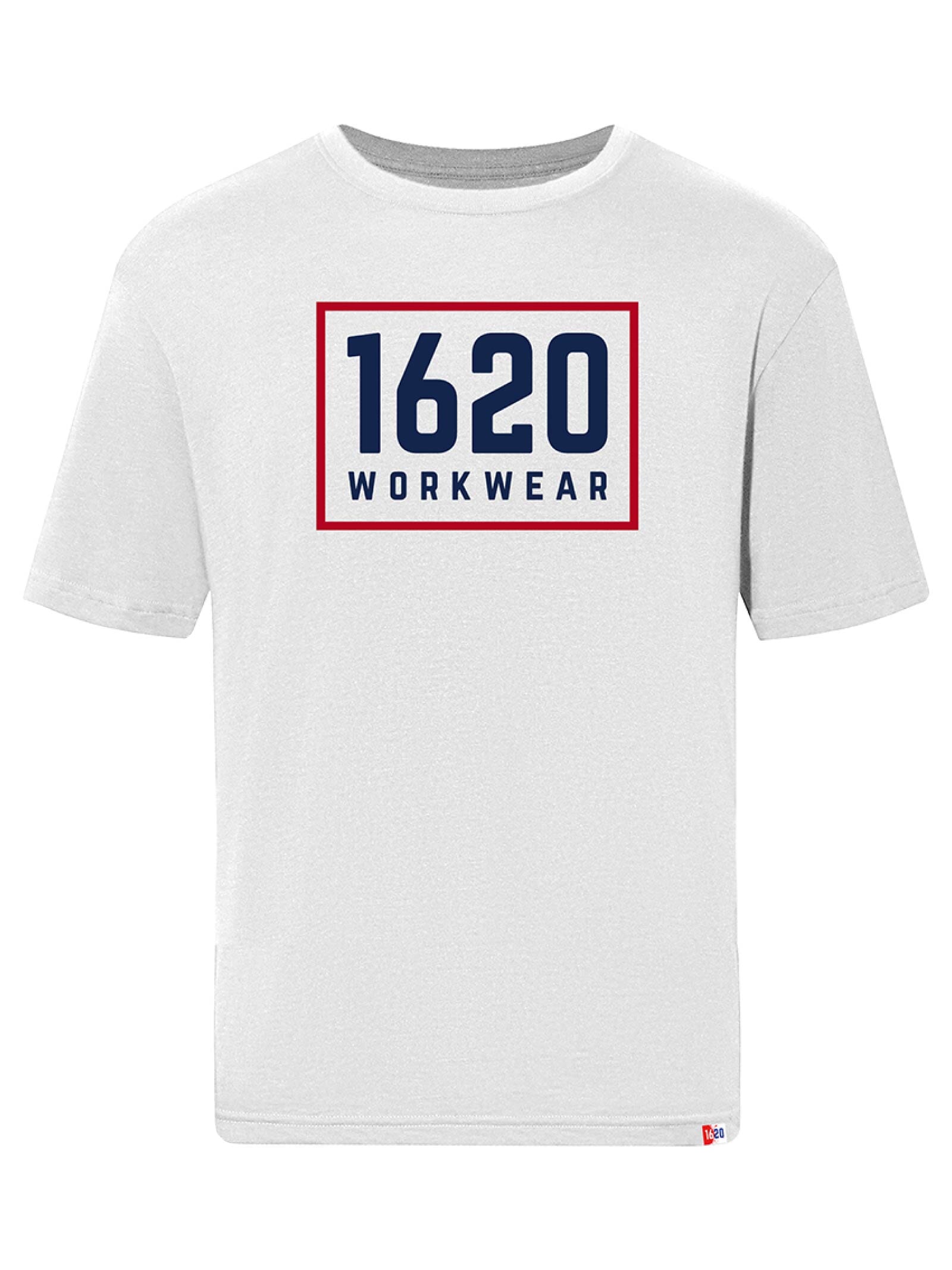 1620 Logo Shirt Short Sleeve Shirts 1620 Workwear, Inc White Small 