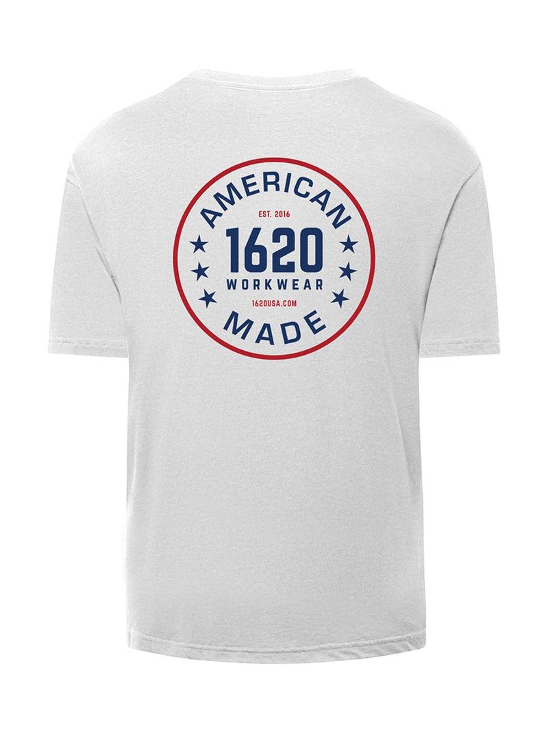 Roundel Shirt Short Sleeve Shirts 1620 Workwear, Inc White Small 
