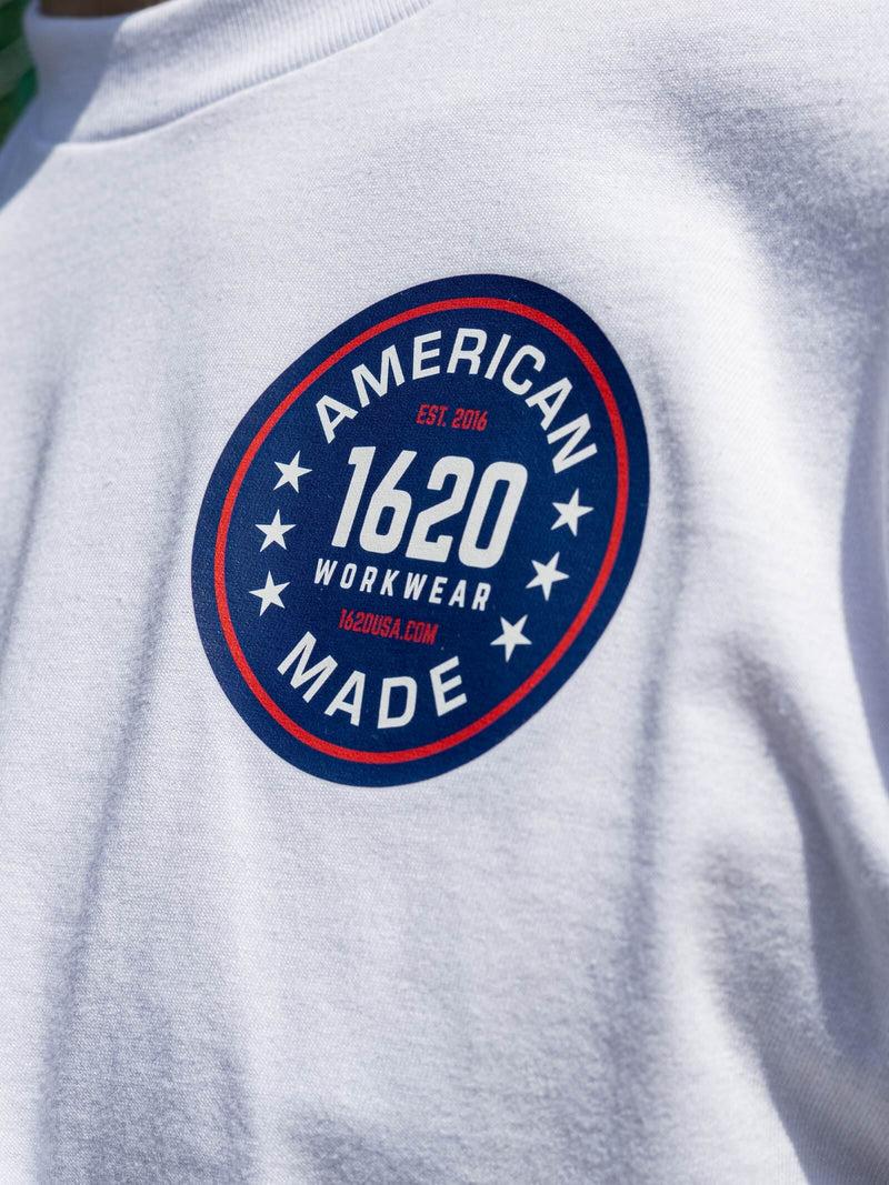 Roundel Shirt Short Sleeve Shirts 1620 Workwear, Inc White Small 