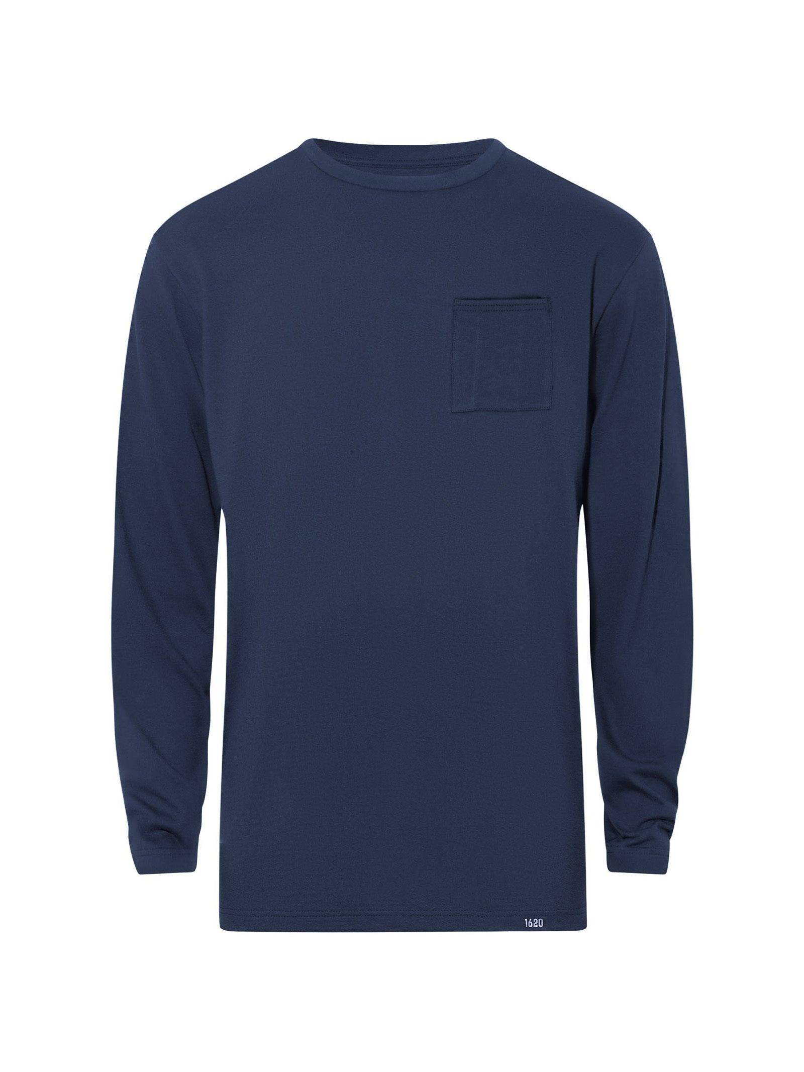 Heavyweight NYCO Long Sleeve Pocket T-Shirt