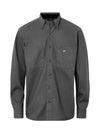 Button Down Work Shirt Shirts 1620 workwear Granite Small