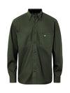 Button Down Work Shirt Shirts 1620 workwear Hunter Green Small