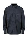 Button Down Work Shirt Shirts 1620 workwear Uniform Blue Small