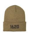 Cuffed Beanie Accessories 1620 Workwear, Inc Embroidered Hunter Green