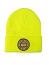 Cuffed Beanie Accessories 1620 Workwear, Inc Roundel Hi Vis Yellow