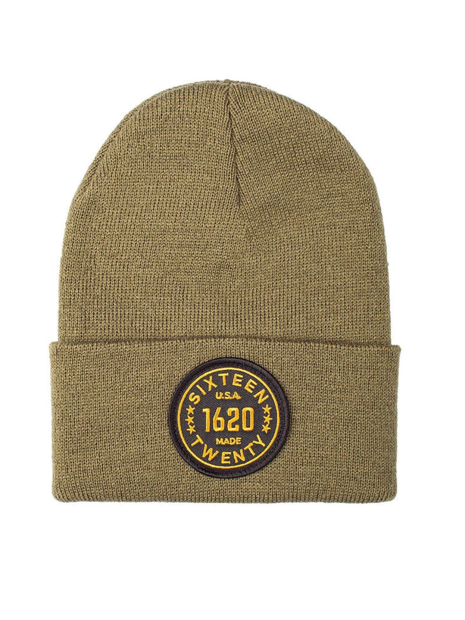 Cuffed Beanie Accessories 1620 Workwear, Inc Roundel Hunter Green