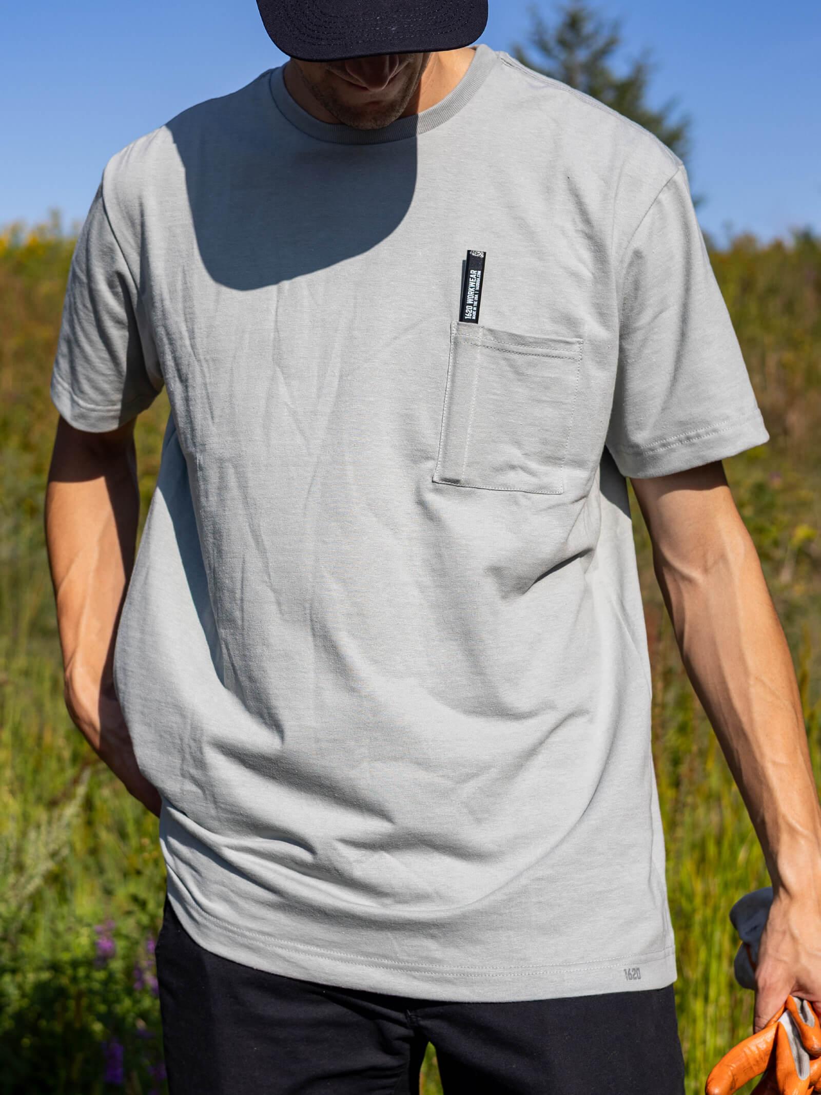 Heavyweight NYCO Pocket T-Shirt Shirts 1620 Workwear, Inc