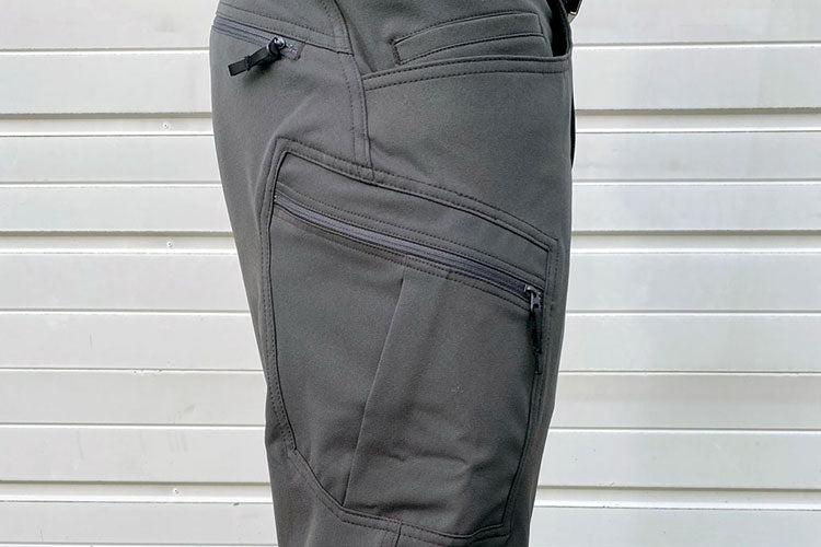 grey DURASTRETCH® CARGO PANT featuring right side cargo pocket and front and back utility pocket
