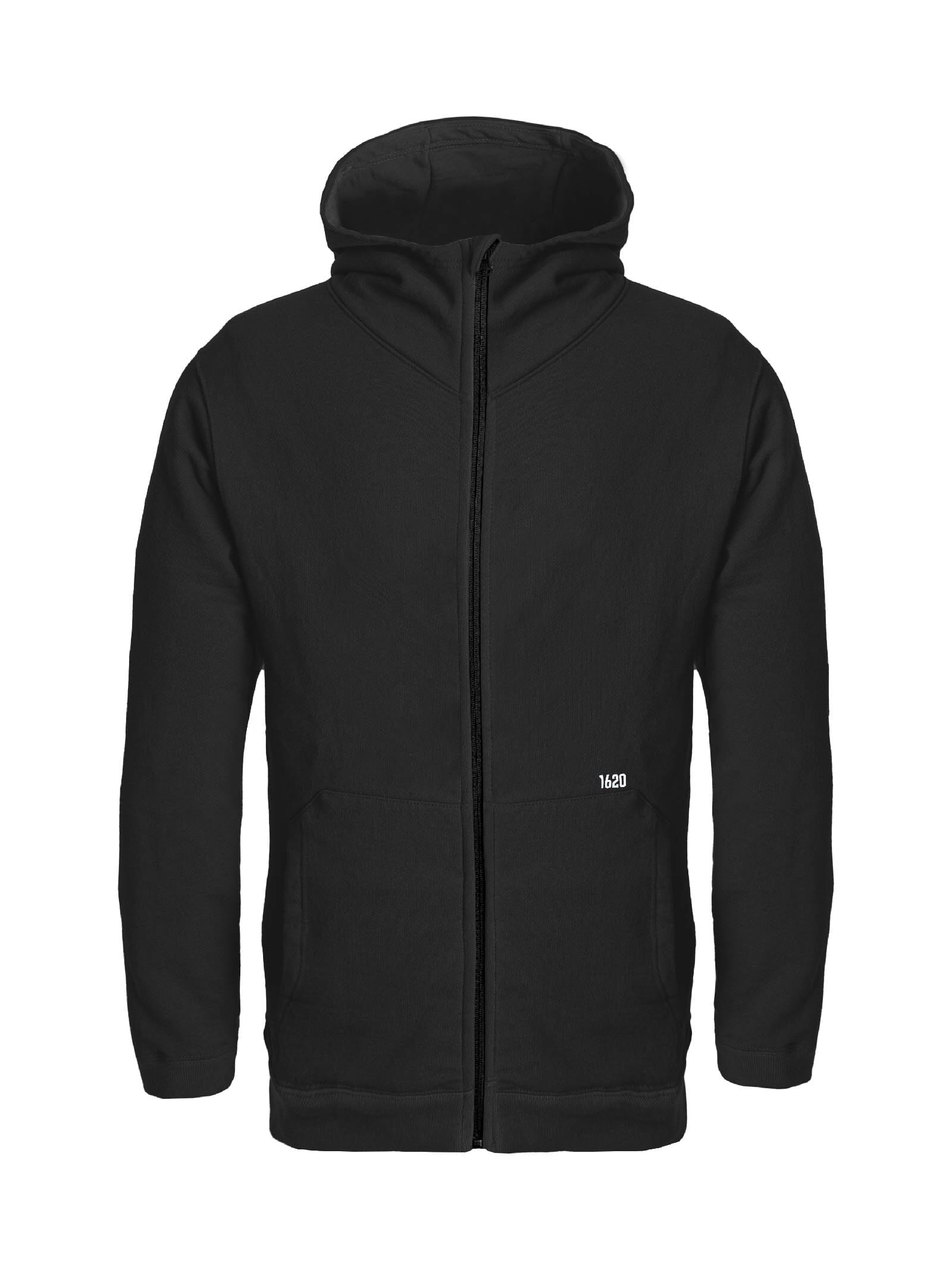Foundation Full Zip Hoodie Sweatshirts 1620 Workwear, Inc Black Small 