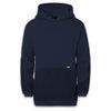 Full Tech Work Hoodie - Reinforced Front Pocket and Elbow Sweatshirts 1620 workwear Uniform Blue Small