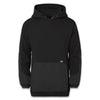 Full Tech Work Hoodie - Reinforced Front Pocket and Elbow Sweatshirts 1620 workwear Black Small