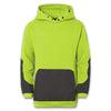 Full Tech Work Hoodie - Reinforced Front Pocket and Elbow Sweatshirts 1620 workwear Hi Vis Small