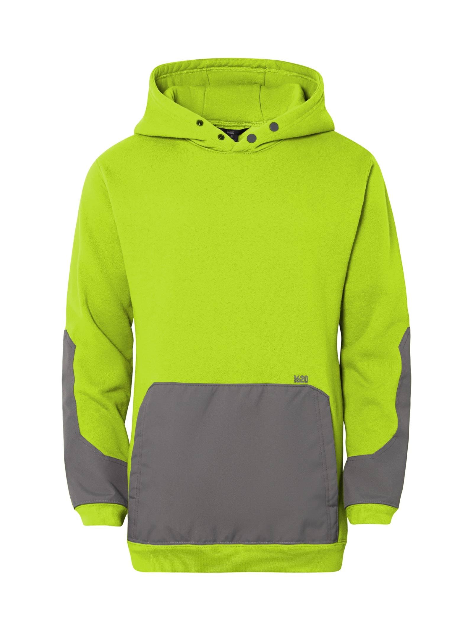 Full Tech Work Hoodie Sweatshirts 1620 workwear Hi Vis Small