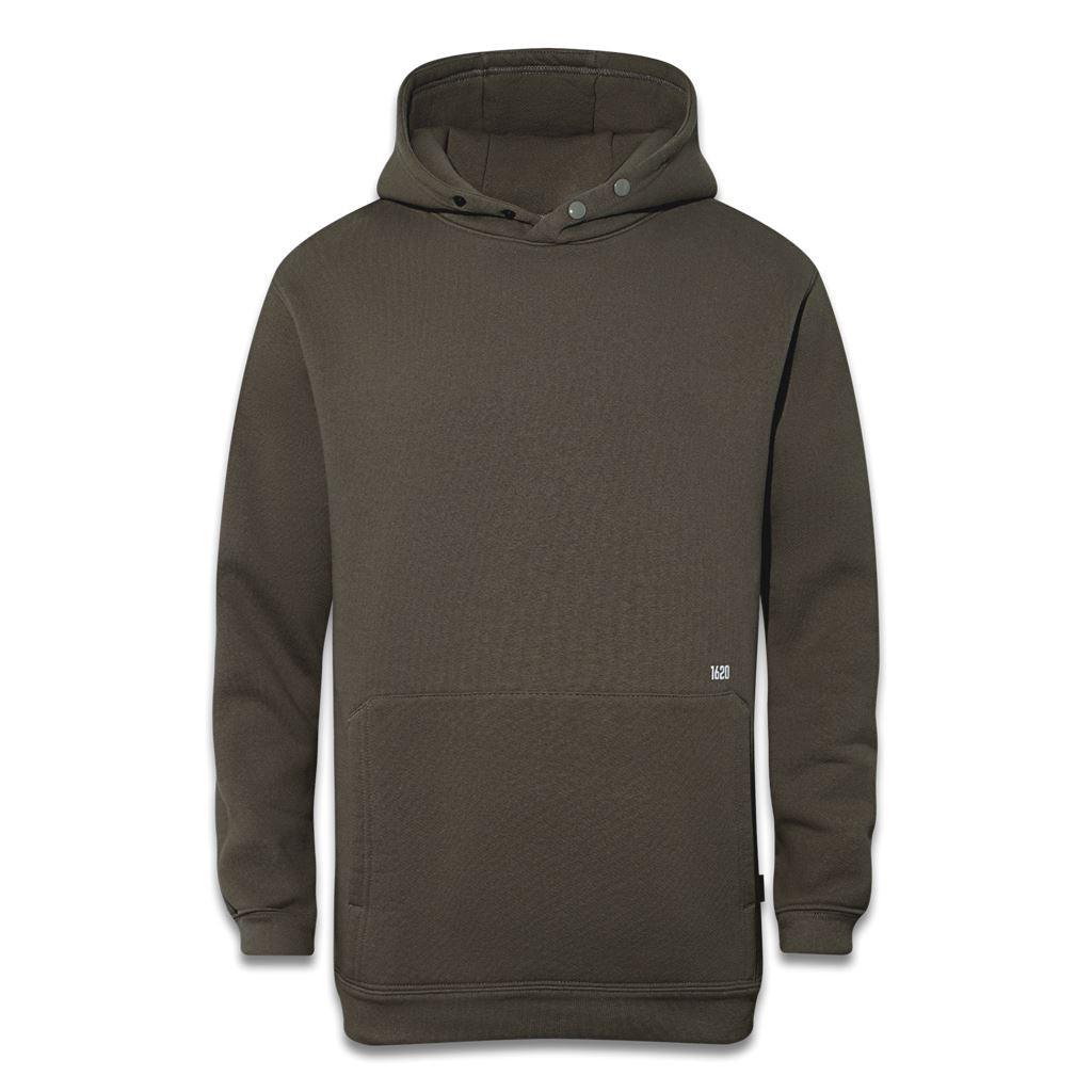 Workwear Zip-up Hoodie Sweatshirt - Grey