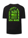 Stacked Logo Shirt Short Sleeve Shirts 1620 Workwear, Inc Bright Green Small