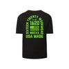 Stacked Logo Shirt Short Sleeve Shirts 1620 Workwear, Inc Bright Green Small