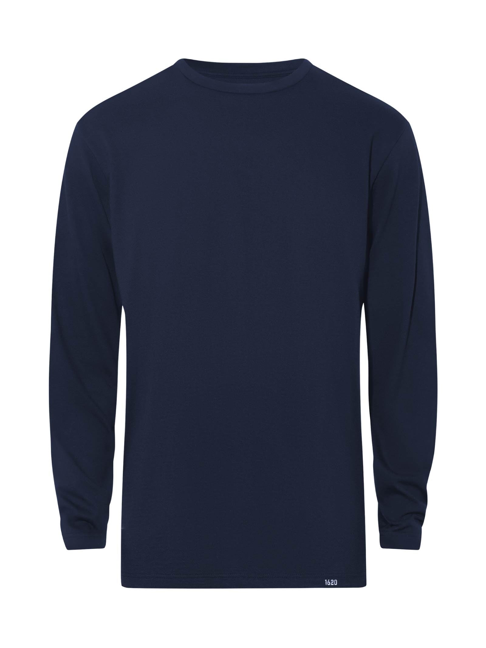 Heavyweight NYCO Long Sleeve T-Shirt Shirts 1620 Workwear, Inc Uniform Blue Small