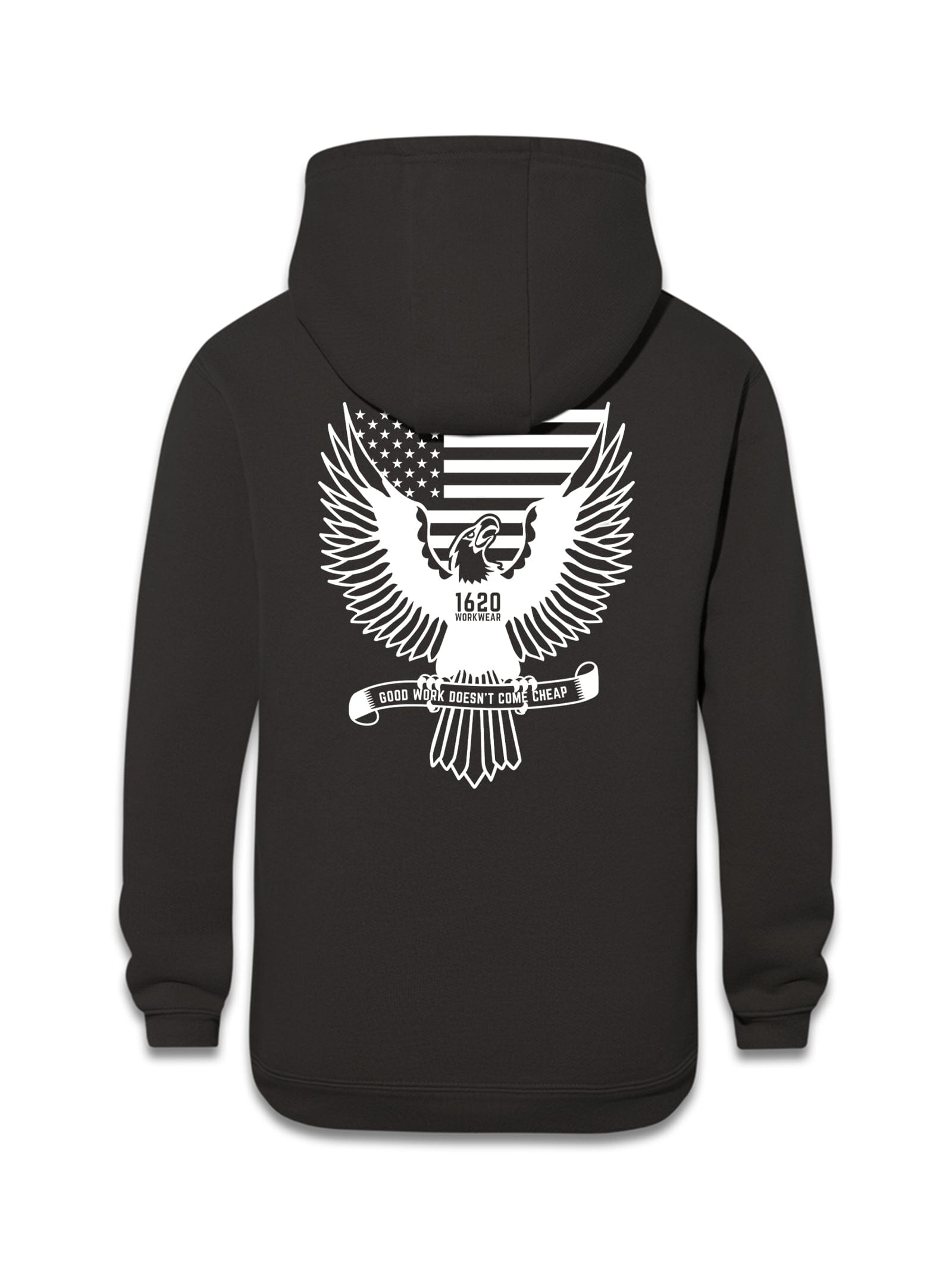 Freedom Work Hoodie Sweatshirts 1620 workwear Black Small