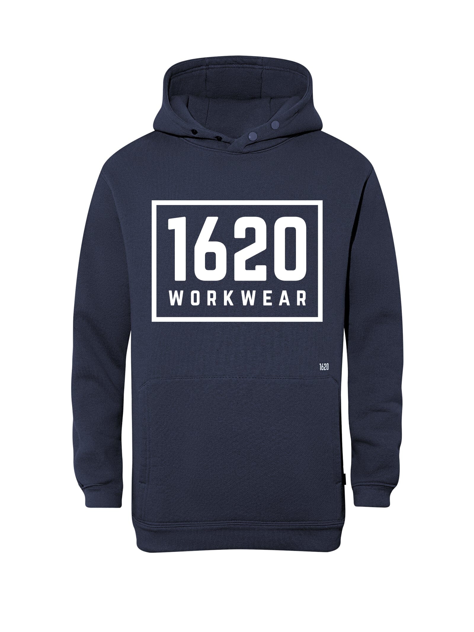 Box Logo Work Hoodie Sweatshirts 1620 workwear Uniform Blue Small