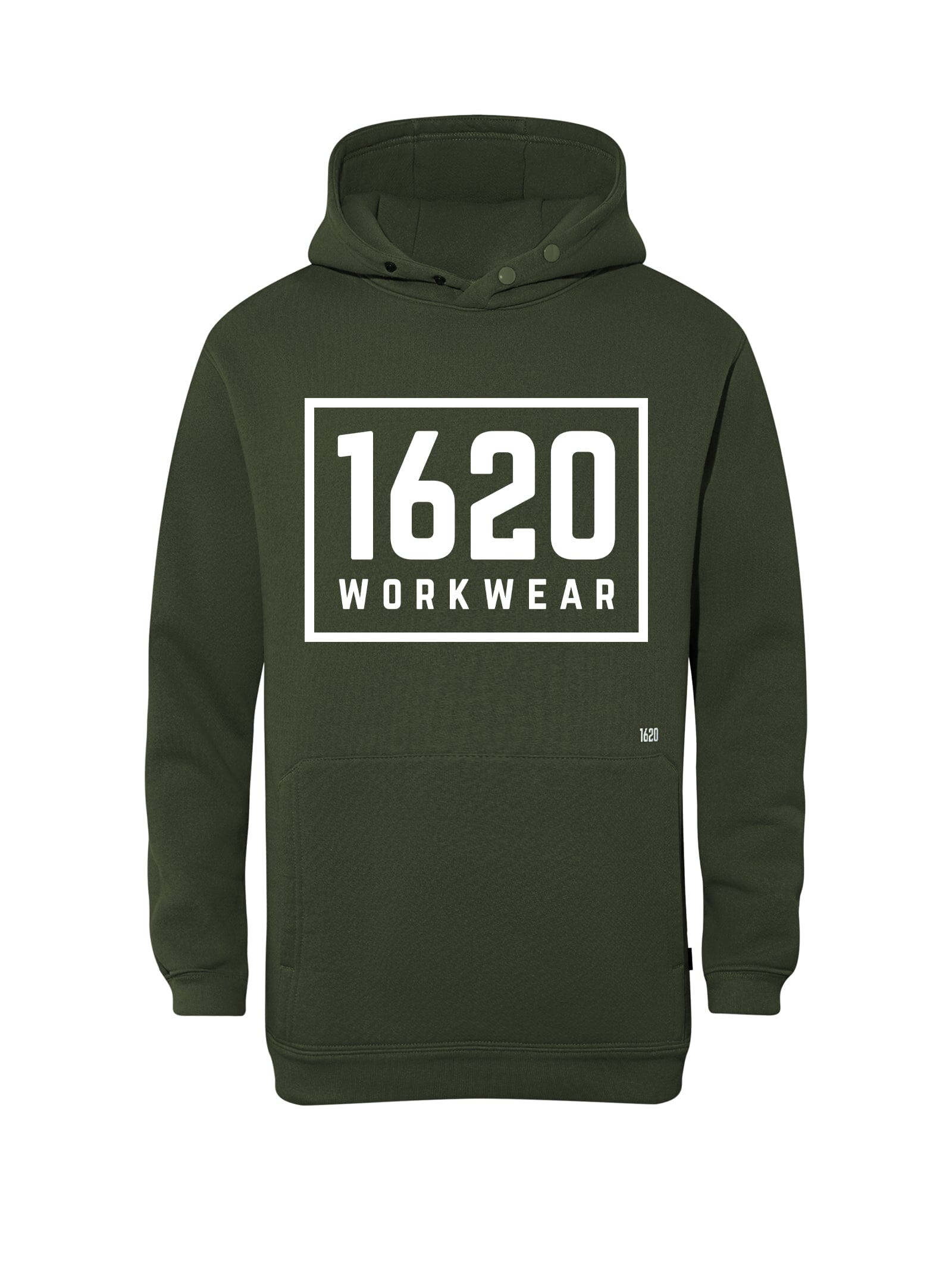 Box Logo Work Hoodie Sweatshirts 1620 workwear Hunter Green Small