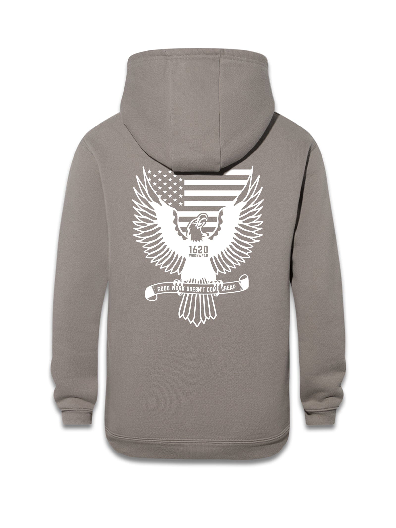 Freedom Work Hoodie Sweatshirts 1620 workwear Grey Small