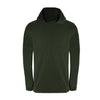 Lightweight NYCO Hooded Long Sleeve Shirts 1620 workwear Hunter Green Small