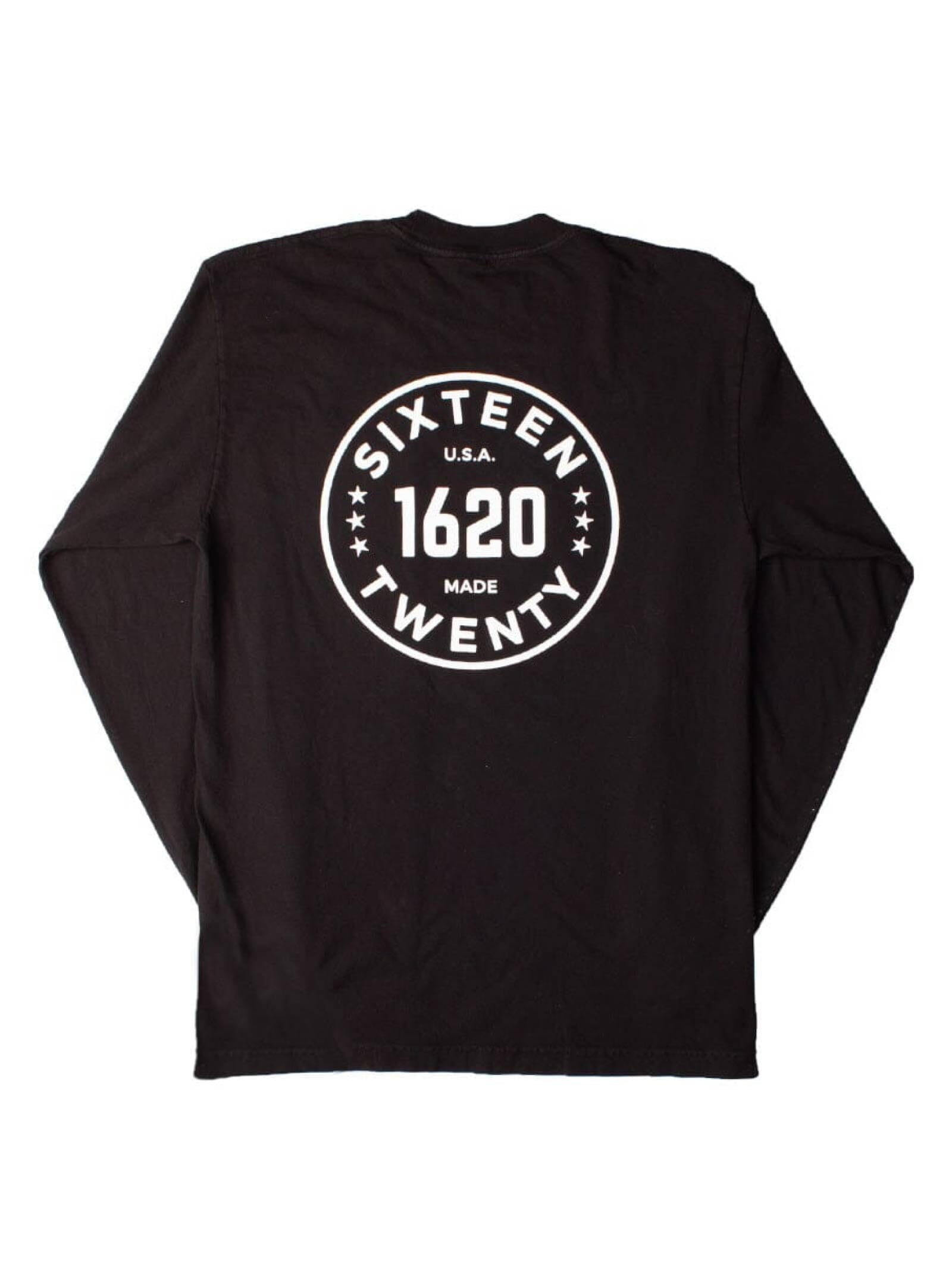 Long Sleeve Graphic T-Shirt Shirts 1620 Workwear, Inc Black Small 