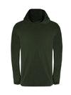 Lightweight NYCO Hooded Long Sleeve Shirts 1620 workwear Hunter Green Small