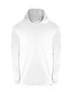 Lightweight NYCO Hooded Long Sleeve Shirts 1620 workwear White Small