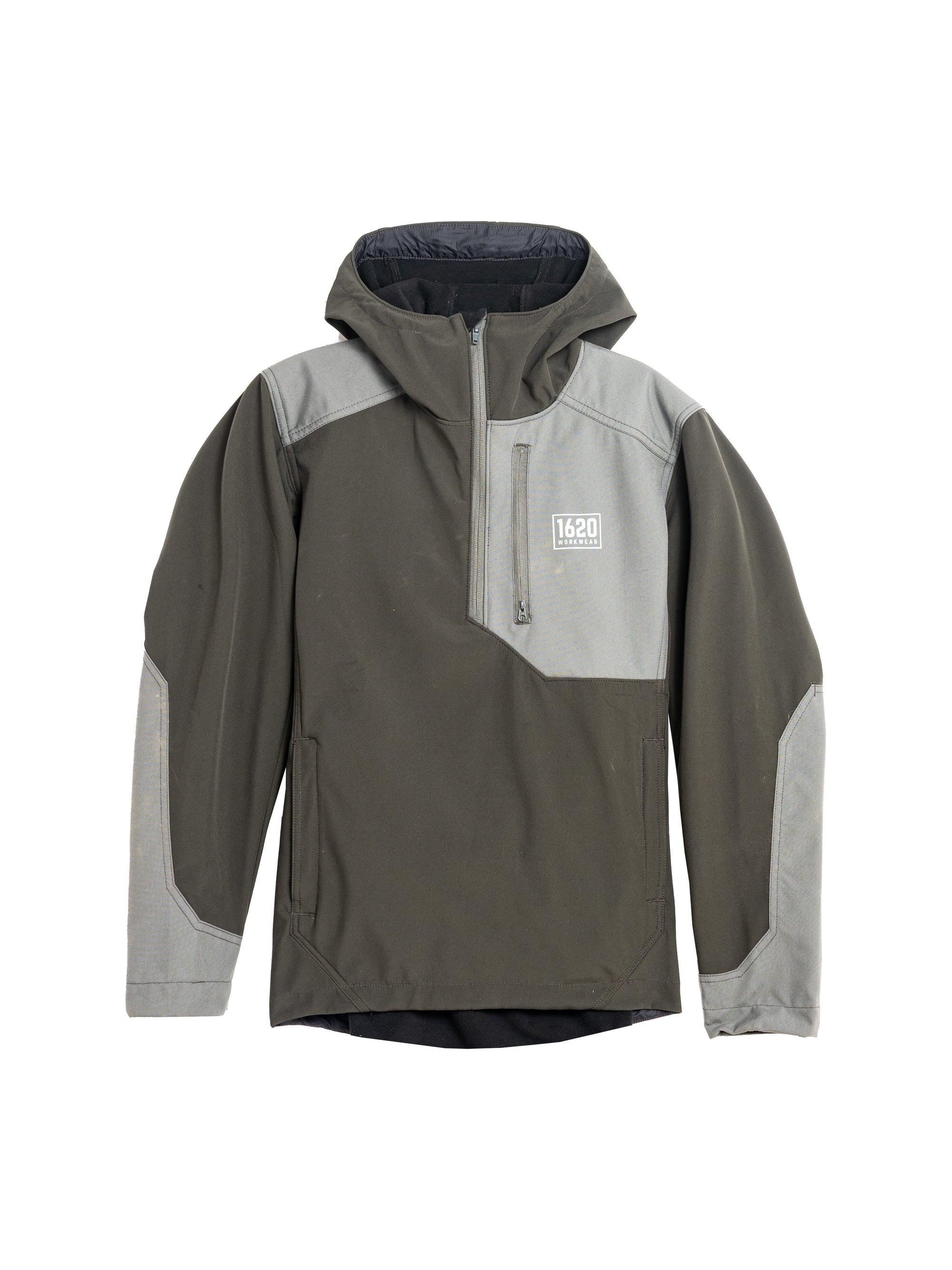 Softshell Work Anorak - Granite Medium - FINAL SALE 1620 Workwear, Inc Granite Medium