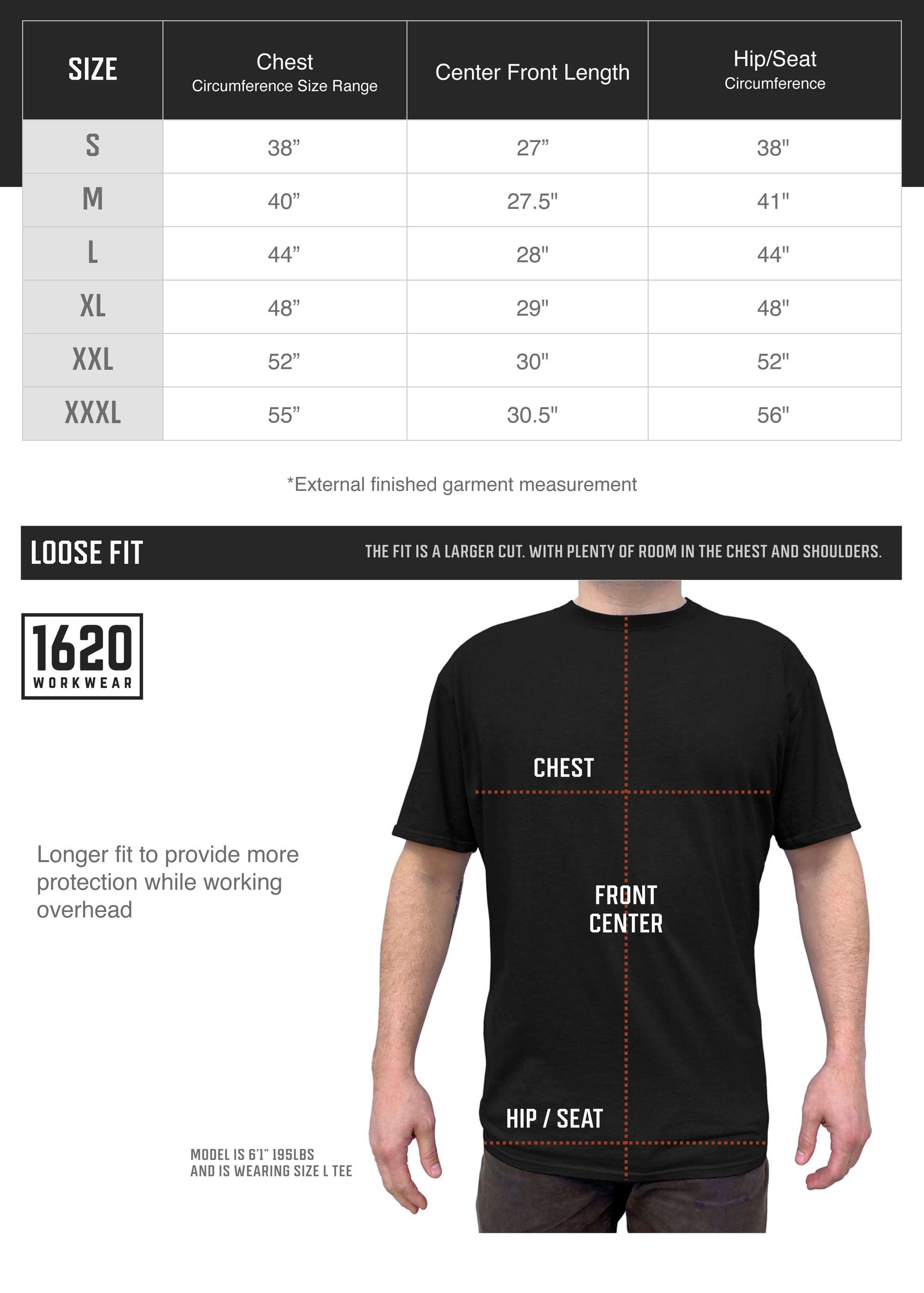 NYCO Work T-Shirt Shirts 1620 workwear