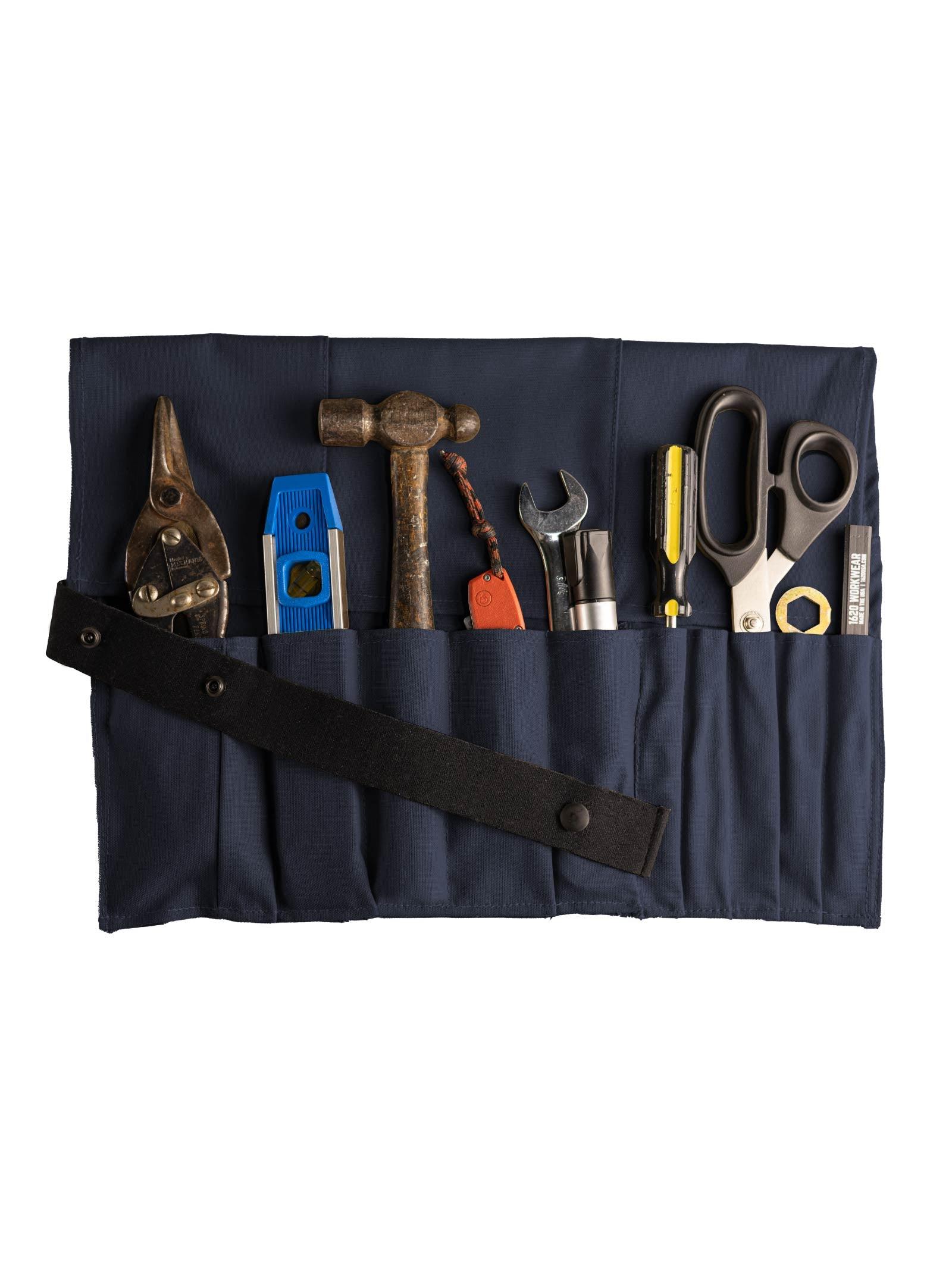 Tool Roll upcycle 1620 Workwear, Inc Uniform Blue Regular