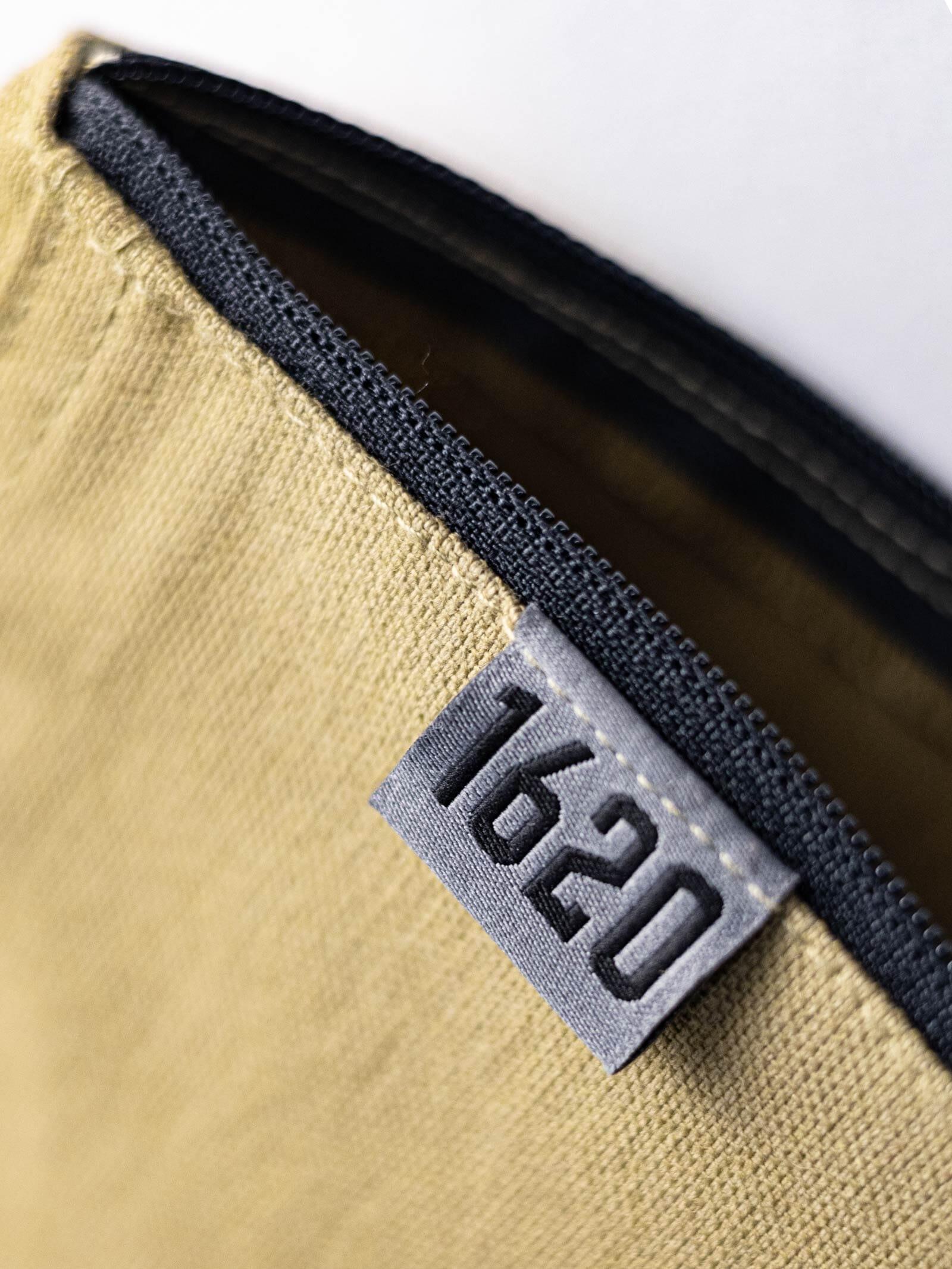 Hem End Zip Pouch upcycle 1620 Workwear, Inc