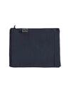 Hem End Zip Pouch upcycle 1620 Workwear, Inc Uniform Blue