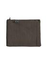 Hem End Zip Pouch upcycle 1620 Workwear, Inc Granite