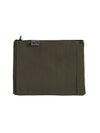 Hem End Zip Pouch upcycle 1620 Workwear, Inc Hunter Green