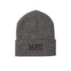 Cuffed Beanie Accessories 1620 Workwear, Inc Embroidered Charcoal