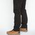 Black 1620 Slim Fit foundation Pant featuring articulated knee construction