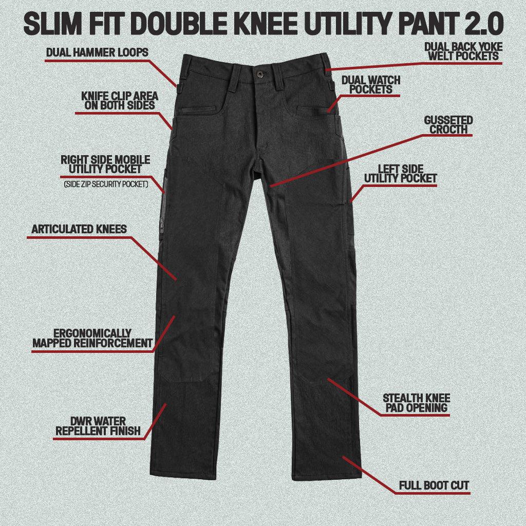 Slim Fit Double Knee Utility Pant 2.0 - 1620 Workwear, Inc