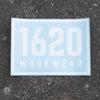 Large Cut Stickers Accessories 1620 Workwear, Inc