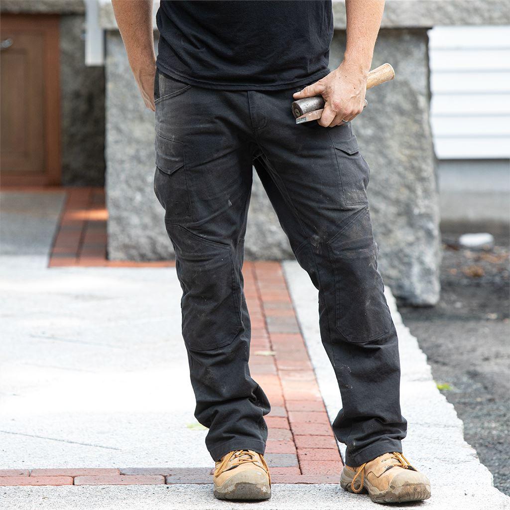 Work Pants with Knee Pad Pockets 